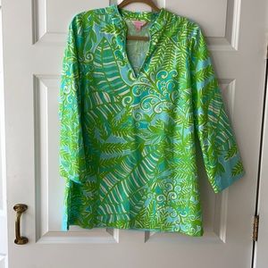 Lilly Pulitzer Green & Turquoise Tunic